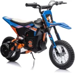 24V Kids Ride-on Toy, 250w Motor Electric Dirt Bike Toy With 13.6 MPH Top Speed, Twist-Grip Throttle For Boys & Girls 3-8