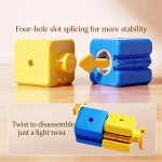 Magic Magnetic Tracks Building Blocks Set, 2025 Interactive STEM Toy for Kids, DIY Assembly Educational Gift