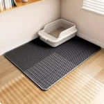 Cat Litter Mat Heavy Duty Waterproof 2 Layer Non Slip Washable Pet Floor Protector Litter Box Sand Stopper Pet Product