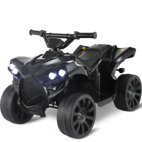 Kids Electric Car, 6V Toddler ATV  Ride-On Toy, 4-Wheel Battery Powered Motorbike for Kids 1-6 Years Old, In/Outdoor Playroom