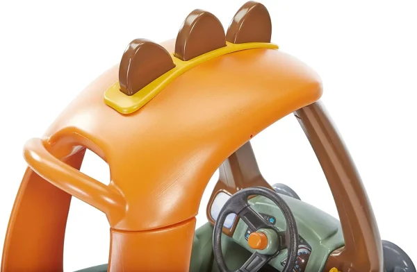T-Rex Cozy Coupe Ride-On Car for Kids, Fun Dinosaur Toy with Interactive Features