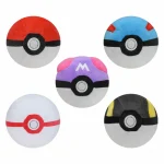 5pcs/set Pokemon Plush Poke Ball Master Ball Great Ball Ultra Ball Premier Ball Stuffed Doll Toys Children Kids Christmas Gifts