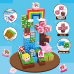 Magnetic Building Blocks,  Rainbow Unicorn Magnetic Cubes, Education Toys for Girls and Boys, Ideal Christmas Birthday Gifts