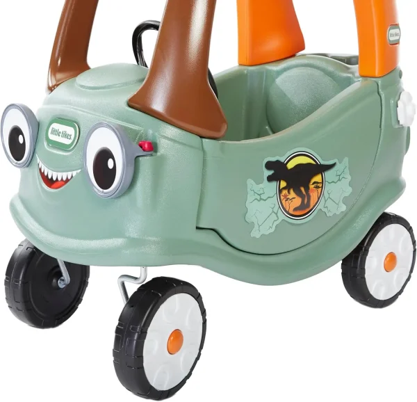 T-Rex Cozy Coupe Ride-On Car for Kids, Fun Dinosaur Toy with Interactive Features