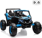 24V Kids Ride On UTV Car Toy w/Remote Control 2×200W Motor Electric Vehicle Spring Suspension & LED Lights Off-Road Toy