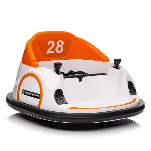 12V Kids Ride On Bumper Car Toddlers Electric Bumping Car Battery Powered Ride On Toy with Remote Control,360°Spin, LED Lights