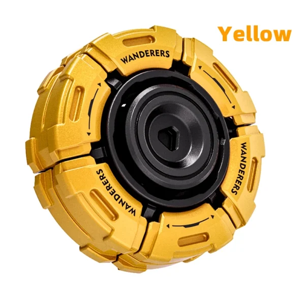 Glowing Fidget Spinner EDC Toy for Adults Kids Stress Relief Anxiety Relief Focus Tool with Smooth Rotation Cool Armor Opening