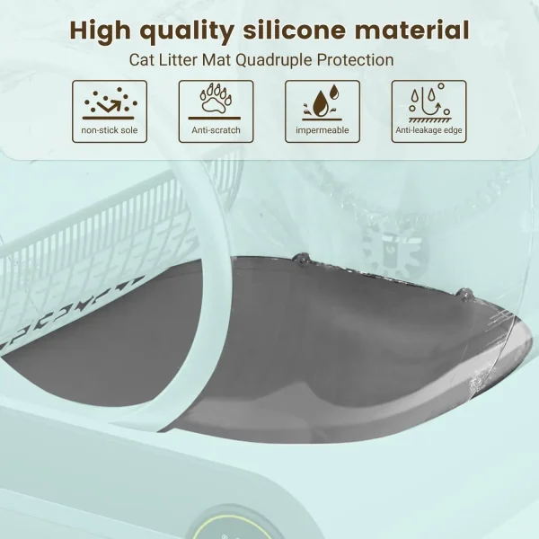 Silicone Pad for TONEPIE Automatic Selft-Cleaning Cat Litter Box Accessories