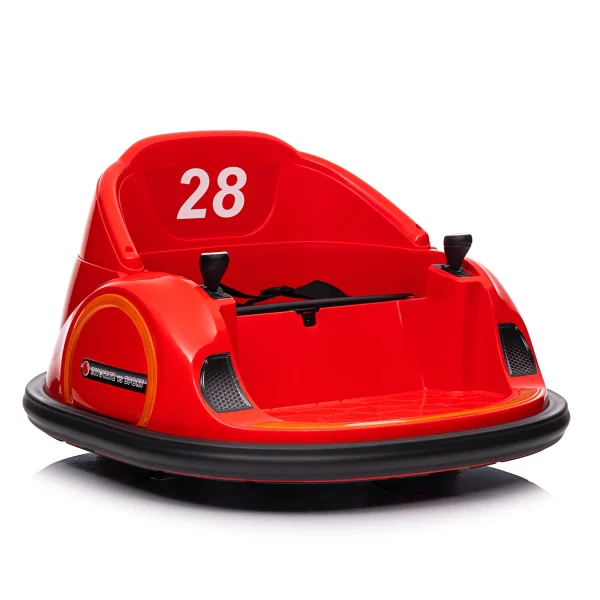 12V Kids Ride On Bumper Car Toddlers Electric Bumping Car Battery Powered Ride On Toy with Remote Control,360°Spin, LED Lights