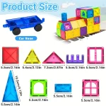 Magnetic Building Block Toys, Magnetic Blocks, Medium-Sized Stacked Building and Puzzle Toys, Creative and Lively Magnetic Toys