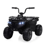 12V Kids Ride On Electric ATV, Ride Car Toy with Bluetooth Audio,High/Low Speed, LED Headlights, Battery Indicator & Radio