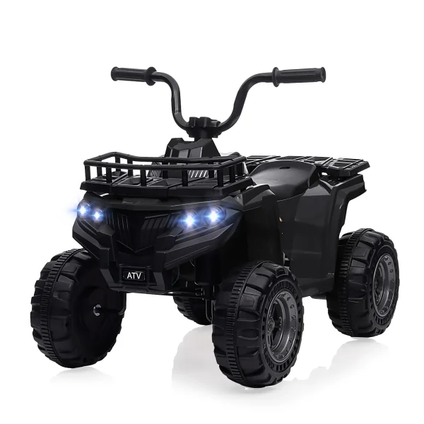 12V Kids Ride On Electric ATV, Ride Car Toy with Bluetooth Audio,High/Low Speed, LED Headlights, Battery Indicator & Radio