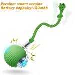 Pet Smart Interactive Ball Rechargeable Cat Ball Smart Kitten Dog Interaction Toy Intelligent Toy Ball Automatic Rolling Cat Toy