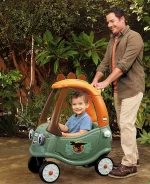 T-Rex Cozy Coupe Ride-On Car for Kids, Fun Dinosaur Toy with Interactive Features
