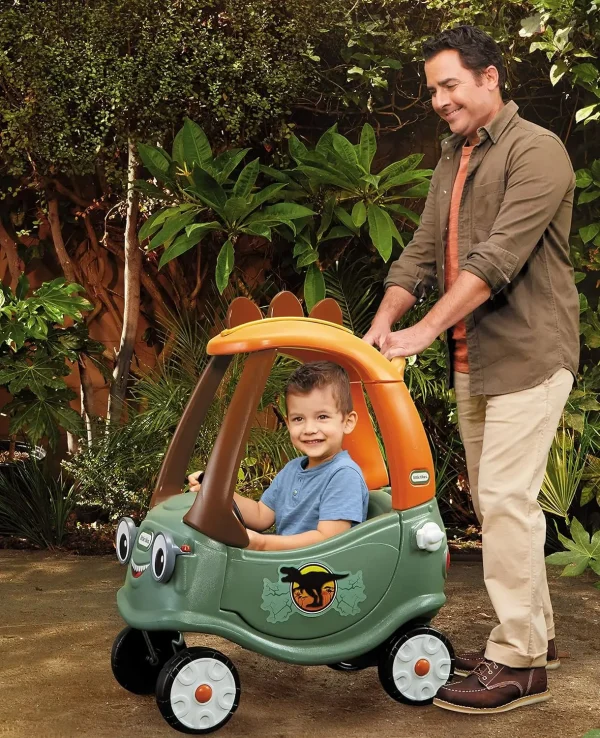 T-Rex Cozy Coupe Ride-On Car for Kids, Fun Dinosaur Toy with Interactive Features