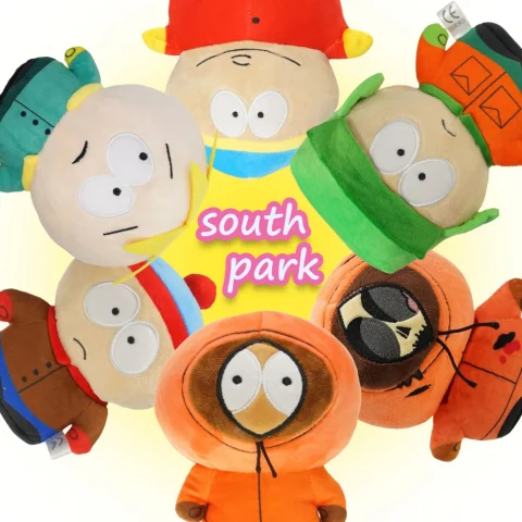  Parques del Norte del Sur juguetes de Peluche muñeca de Peluche de dibujos animados Stan Kyle Kenny Cartman almohada de Peluche