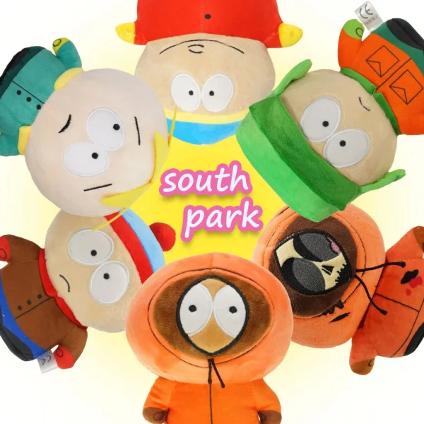  Parques del Norte del Sur juguetes de Peluche muñeca de Peluche de dibujos animados Stan Kyle Kenny Cartman almohada de Peluche