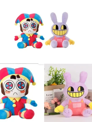 Cute Plush Clown Cartoon Toy Theater Rabbit Doll Plush Children's Christmas Gift
