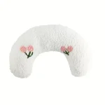 Cat Moon Shaped Pillow, Super Soft Plush Half Donut Pillow, Pet Toy, Cat Sleeping Pillow, Dog Universal Mat, Pet Supplies
