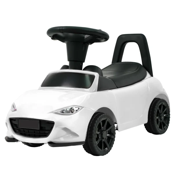 Kids Push Car for Toddlers, Licensed Mazda Toddler Car, Ride on Toy with Horn, Music, Lights, Under Seat Storage