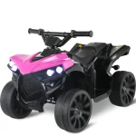 Kids Electric Car, 6V Toddler ATV  Ride-On Toy, 4-Wheel Battery Powered Motorbike for Kids 1-6 Years Old, In/Outdoor Playroom