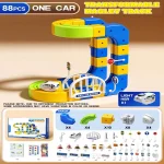 Magic Magnetic Tracks Building Blocks Set, 2025 Interactive STEM Toy for Kids, DIY Assembly Educational Gift
