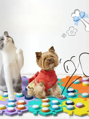 Dog Talk Button Pet Communication Buttons Cat Voice Recorder Training Ringing Voices Clickers