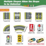 Magnetic Road Magnet Crane Car Toys, Magnetic Block Creativity And Educational Construction Toys for Kids Age 3-6 Birthday Gifts