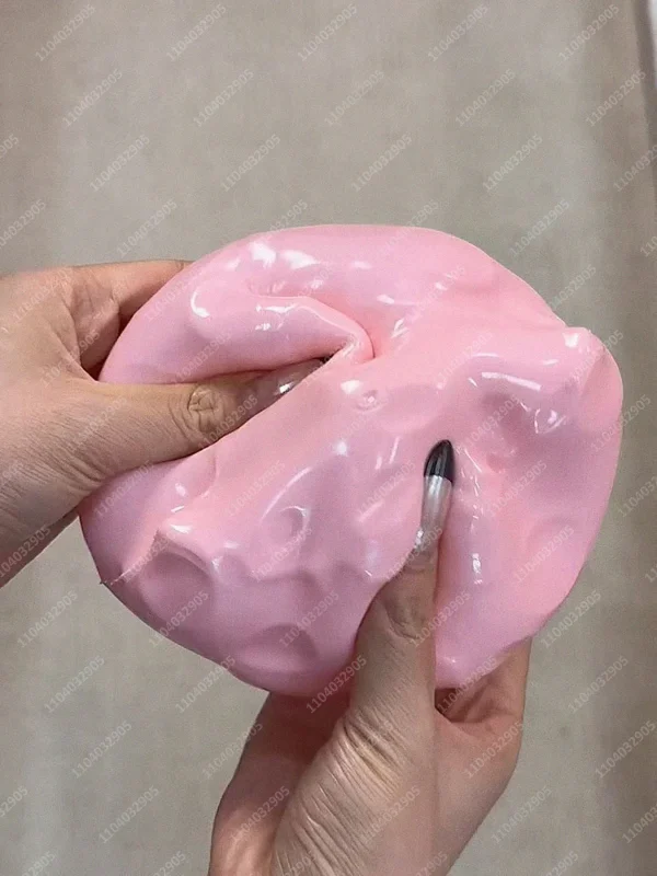 Jumbo Cheese Cube Stress Ball Big Cheese Shapeable Squeeze Ball Non-Bounce Fidget Toy ASMR Sensory Anti-Stress Christmas Gift