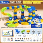 Magic Magnetic Tracks Building Blocks Set, 2025 Interactive STEM Toy for Kids, DIY Assembly Educational Gift