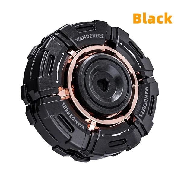 Glowing Fidget Spinner EDC Toy for Adults Kids Stress Relief Anxiety Relief Focus Tool with Smooth Rotation Cool Armor Opening