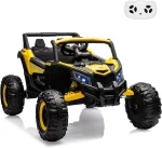 24V Kids Ride On UTV Car Toy w/Remote Control 2×200W Motor Electric Vehicle Spring Suspension & LED Lights Off-Road Toy