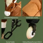 ‌Large rocking horse toy, ride-on, outdoor riding toy