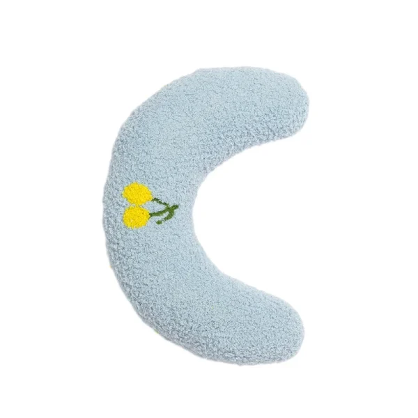 Cat Moon Shaped Pillow, Super Soft Plush Half Donut Pillow, Pet Toy, Cat Sleeping Pillow, Dog Universal Mat, Pet Supplies