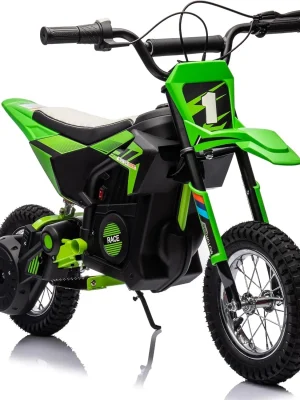24V Kids Ride-on Toy, 250w Motor Electric Dirt Bike Toy With 13.6 MPH Top Speed, Twist-Grip Throttle For Boys & Girls 3-8