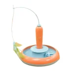 Multifunctional Electric Cat Toy Sturdy Design Self Rotating Interactive Cat Toy Reusable Self Rotating Teaser