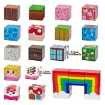 Magnetic Building Blocks,  Rainbow Unicorn Magnetic Cubes, Education Toys for Girls and Boys, Ideal Christmas Birthday Gifts