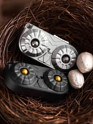 Creativity OWL Stainless Steel Composite Multifunctional Toys EDC Push Slider Fidget Sliders Anxiety Anti Stress Sensory Toy