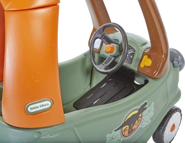 T-Rex Cozy Coupe Ride-On Car for Kids, Fun Dinosaur Toy with Interactive Features