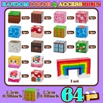 Magnetic Building Blocks,  Rainbow Unicorn Magnetic Cubes, Education Toys for Girls and Boys, Ideal Christmas Birthday Gifts