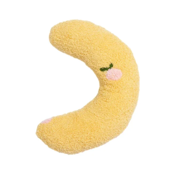 Cat Moon Shaped Pillow, Super Soft Plush Half Donut Pillow, Pet Toy, Cat Sleeping Pillow, Dog Universal Mat, Pet Supplies
