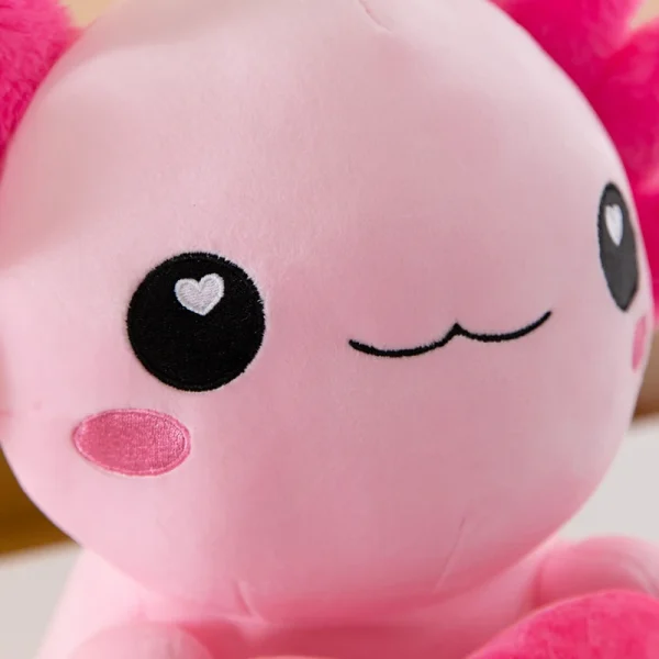 Cross-Border New Model of Axolotl Plush Toy in Four Colors, Cross-Border Hexagonal Dinosaur Toy, Soft Axolotl for Couples