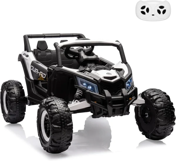 24V Kids Ride On UTV Car Toy w/Remote Control 2×200W Motor Electric Vehicle Spring Suspension & LED Lights Off-Road Toy