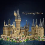 New Magic Hogwarts Castle Micro Building  Blocks Street View Architecture Creative MOC Model Kit  Kids Christmas Birthday Gifts