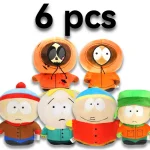  Parques del Norte del Sur juguetes de Peluche muñeca de Peluche de dibujos animados Stan Kyle Kenny Cartman almohada de Peluche