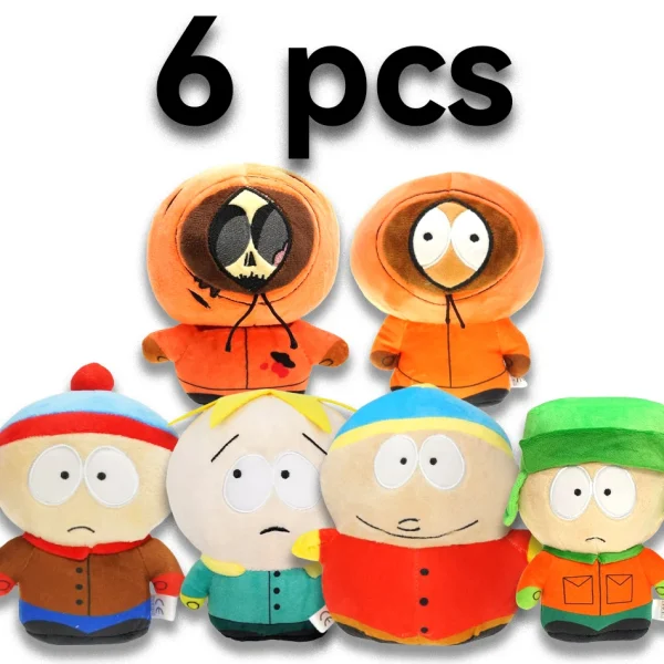 Parques del Norte del Sur juguetes de Peluche muñeca de Peluche de dibujos animados Stan Kyle Kenny Cartman almohada de Peluche
