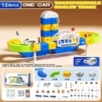 Magic Magnetic Tracks Building Blocks Set, 2025 Interactive STEM Toy for Kids, DIY Assembly Educational Gift