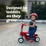 Scoot 2 Scooter for Kids Ages 1-4, Blue/Red/Pink, Durable 4-Wheel Ride-On Toy with Flip Deck