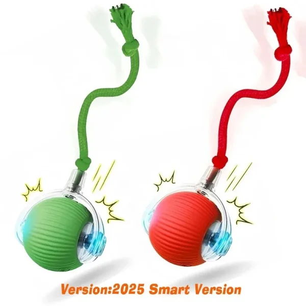 Pet Smart Interactive Ball Rechargeable Cat Ball Smart Kitten Dog Interaction Toy Intelligent Toy Ball Automatic Rolling Cat Toy