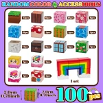 Magnetic Building Blocks,  Rainbow Unicorn Magnetic Cubes, Education Toys for Girls and Boys, Ideal Christmas Birthday Gifts